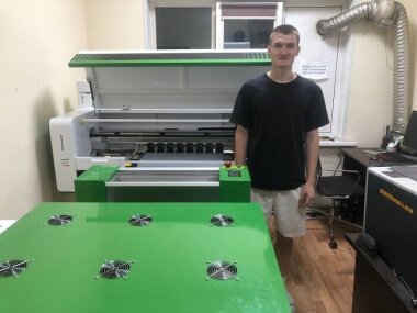 DTF-принтер Lecore 60 см установлен в Graver из Владивостока 