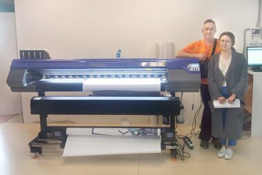 «КОВЧЕГ» выполнила запуск принтера ARK-JET SOL 1602 в типографии «Печатаем» (Вологда)