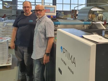 Ламинатор OPTIMA 1050 установлен в типографии «ЛД-Принт»