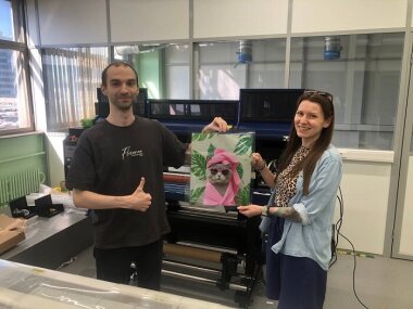 Установка UV DTF оборудования состоялась в «Криптен» (Дубна)