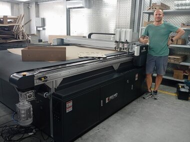 «Смарт-Т» установила раскройный комплекс iECHO TK4S на фабрике гофроупаковки «ВЕЛПАК-Кобрин»