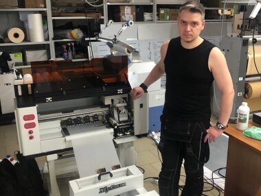 HEADCRAFT запустили DTF-принтер MyColor 33 см F1080*2