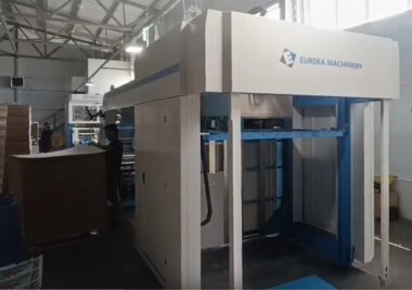 Кашировальная машина GFS-1500 установлена в типографии «Борус»