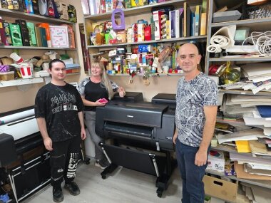 Широкоформатный принтер Canon установлен в типографии Intellservice
