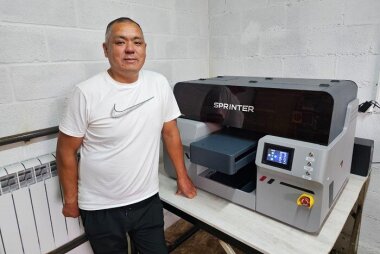 УФ-принтер Sprinter DPP A3 Ultra заработал в Бишкеке