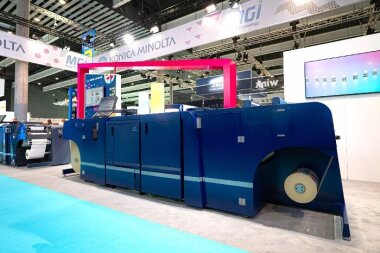 Konica Minolta представила прототип этикеточной ЦПМ на выставке Labelexpo 2025