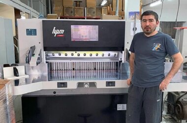 Бумагорезальная машина HPM инсталлирована в типографии «Радуга»