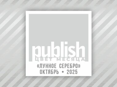 «Цвет месяца Publish» — октябрь 2025: «Лунное серебро»