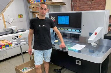 Бумагорезальная машина HPM инсталлирована в типографии «Идея Принт»