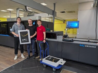 В казанской типографии «Куранты» запущена цифровая система отделки DMS-600S