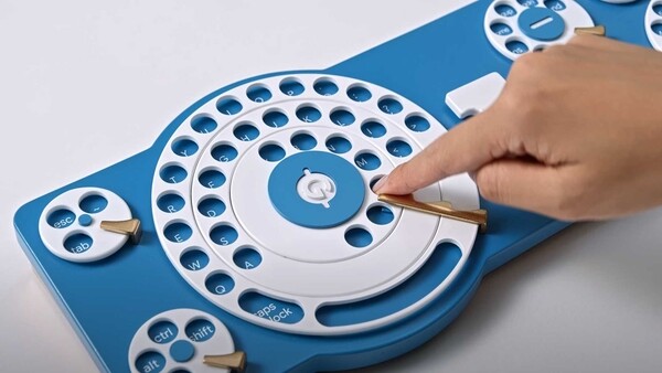 В Google придумали дисковую клавиатуру