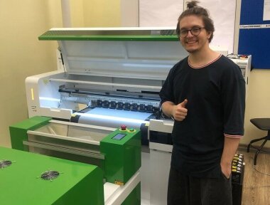 HEADCRAFT инсталлировала DTF-принтер LECORE «Галаполиграф» в Москве