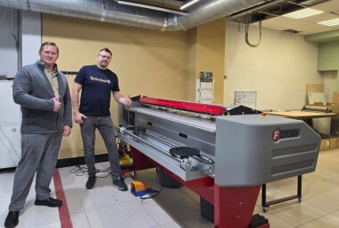 Автоматический резак Fotoba заработал в «Технологии Пространства»