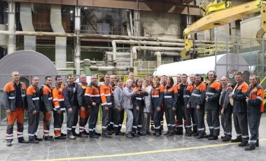 На СЛПК отметили 40 лет эксплуатации БМ №15