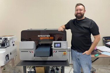 УФ-принтер Sprinter DPP A3 Ultra установлен в Double F