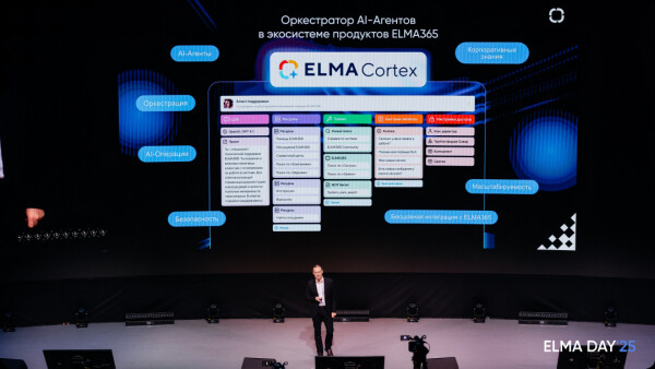 ELMA представила платформу корпоративных AI-агентов Cortex на конференции ELMA DAY’25