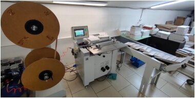 Брошюровщик-полуавтомат для навивки пружины WIRESTAR-520A установлен в Екатеринбурге