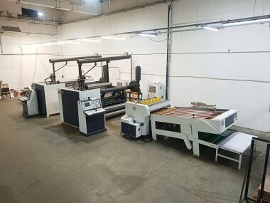 Гофролиния для производства гофрокартона  установлена в типографии «Люксупак»
