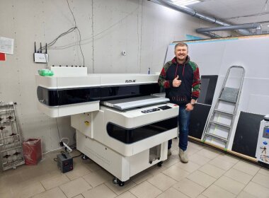 УФ-принтер Audley 9060 Pro установлен в рекламном агентстве «Босфор»