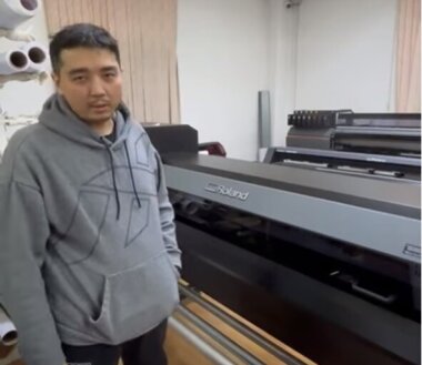 Принтер-каттер Roland DGXPRESS установлен в типографии «Алейрон»