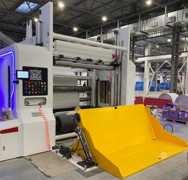 Бобинорезательная машина Zontai установлена на АО «Пролетарий»