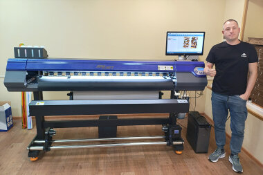 Комплекс  для брендирования мотоциклов установлен в Серпухове