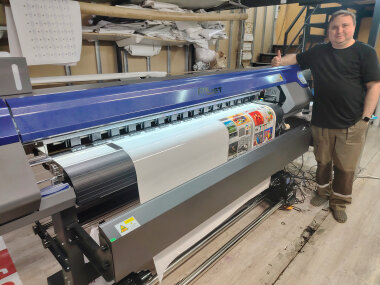 Второй принтер ARK-JET SOL 1600 заработал в РПК PRO-100