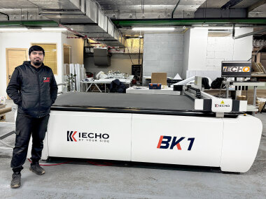 Режущий плоттер iECHO BK1 заработал в РПК m2PRINT