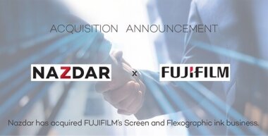 Nazdar приобретает бизнес Fujifilm по производству трафаретных и флексо красок 