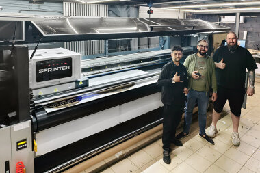 3-метровый УФ-принтер Sprinter PP-320Pr заработал в РА «Корсика»