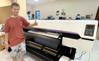 Экосольвентный принтер Mimaki JV330 установлен в РПК «Магия Цвета»