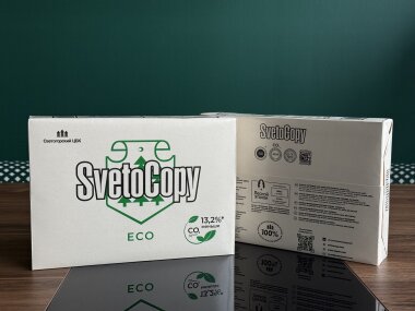 SvetoCopy ECO наглядно снижает углеродный след