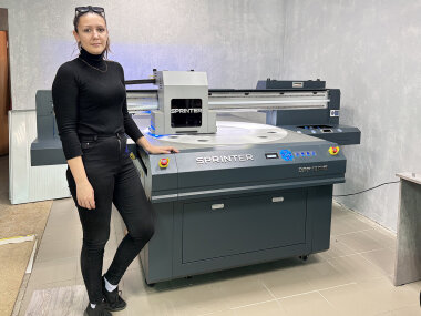 УФ-принтер Sprinter DPP 1316E заработал в компании «Такнадо»