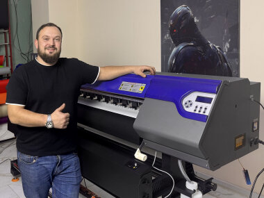 Экосольвентный принтер ARK-JET SOL 1602 запущен в РПК «Первый Цех»