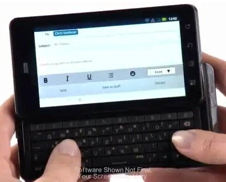 Motorola Droid 3 на видео