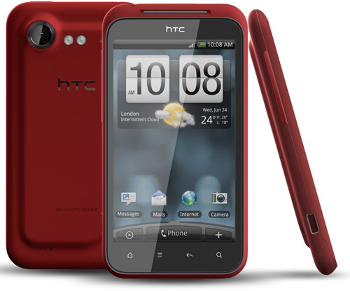 HTC Incredible S покраснел