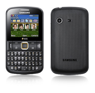 Samsung Ch@t 222 - DualSIM с QWERTY