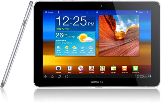 Samsung Galaxy Tab 10.1 появился в продаже