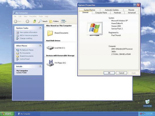 Windows XP исполнилось десять лет