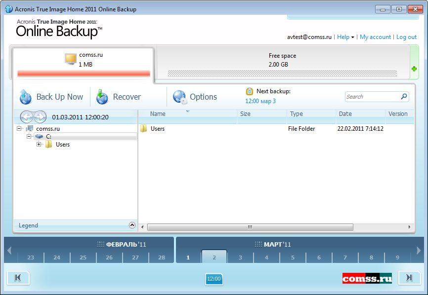 Резервное копирование на программном уровне