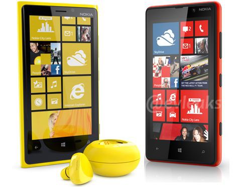 В Сети появились фотографии Nokia Lumia 820 и 920