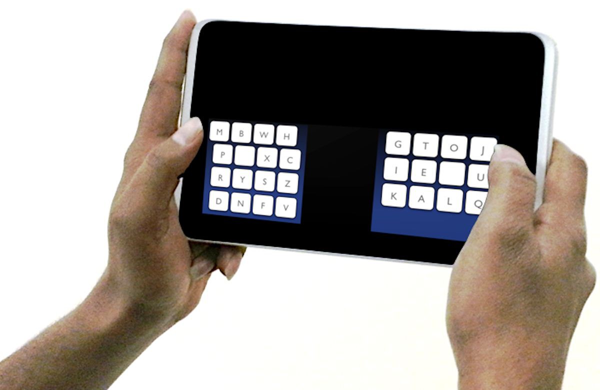 Клавиатура KALQ позволяет печатать на сенсорном экране почти вдвое быстрее, чем QWERTY