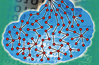 Интернет в сетях больших графов