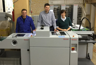 Ротационная высекальная машина Horizon RD4055 в типографии «Артстиль-Полиграфия»