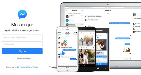 Facebook выпускает самостоятельное веб-приложение Messenger