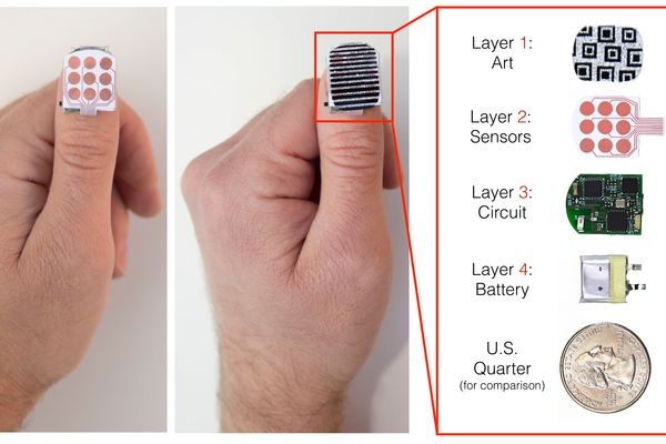 Сенсорный «накладной ноготь» позволяет дистанционно управлять гаджетами