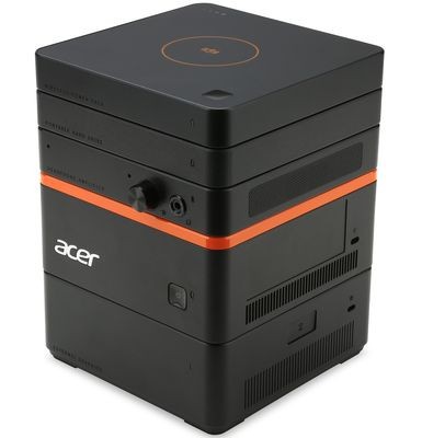 Компьютер Acer Revo Build собирается из прямоугольных блоков