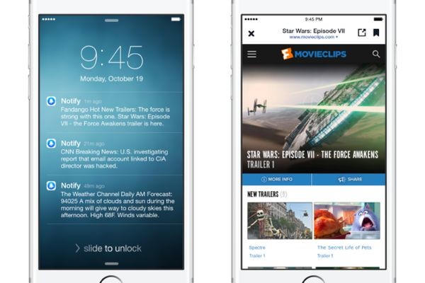 Новое приложение Facebook выводит новости на экран блокировки