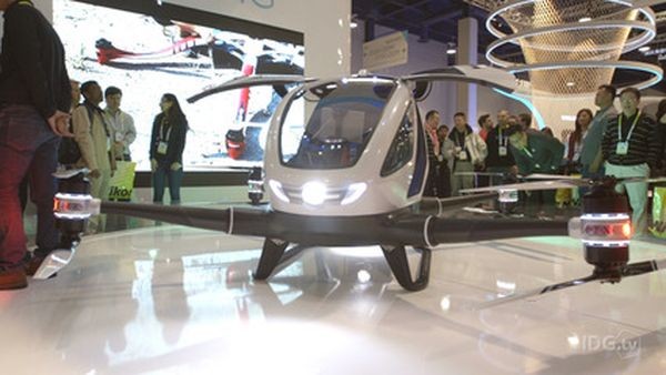 CES: Автономный летательный аппарат будет перевозить людей, поднимаясь на трехкилометровую высоту