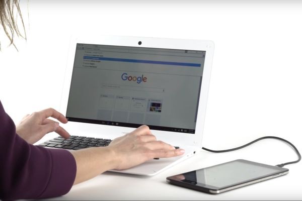 NexDock позволяет превратить смартфон, планшет или компьютер-«флешку» в ноутбук